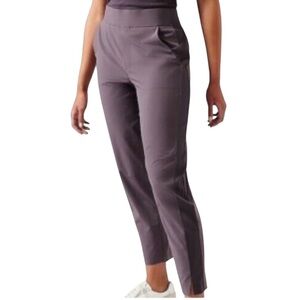 Athleta Purple Brooklyn Mid Rise Ankle Pant Size 8